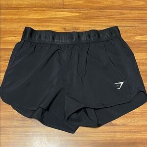 Black Women's Gymshark Athletic Shorts